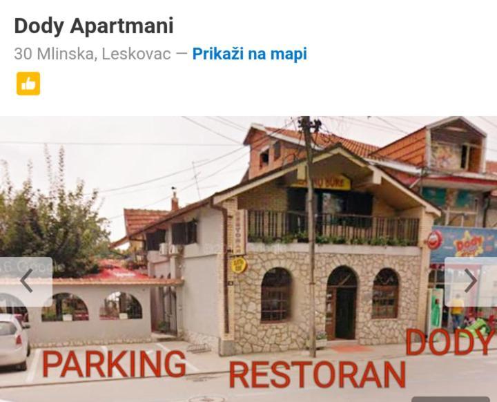 Dody Apartmani Leskovac  Exterior photo